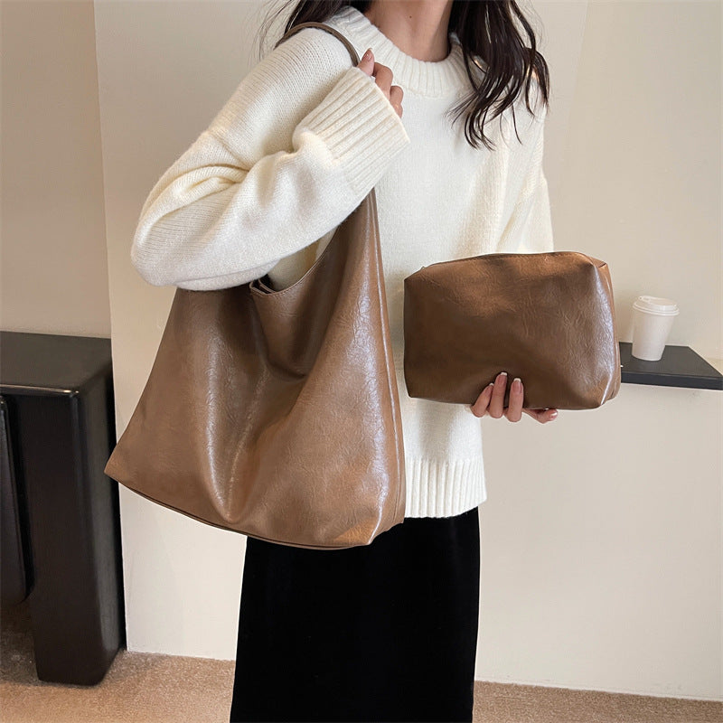 Minimalistischer Leder Tote Brehn
