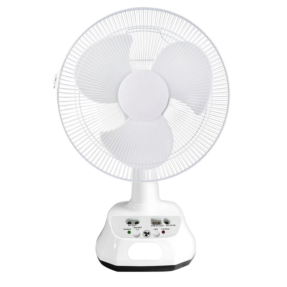 Unisex nan leiser USB Tischventilator mit mehrblättrigem Design, oszillierender Neigefunktion und Timer Brehn