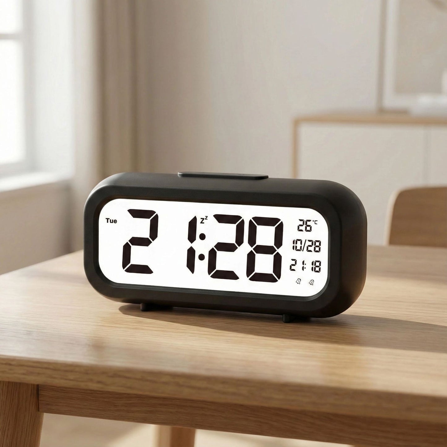 Digitaler Wecker mit Temperaturanzeige und Großem Led-Display Brehn