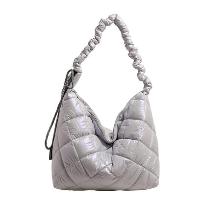 Gepolsterte Puffer Schultertasche
