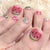 Kreatives Nageldesign-Set mit Wassermelonenelementen Brehn