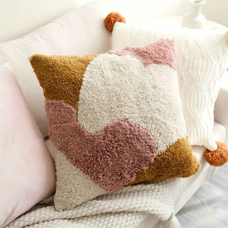 Quadratischer samtweicher Deko-Kissenbezug mit soft‑touch Velvetstruktur und hotelähnlicher Kantenverarbeitung Brehn