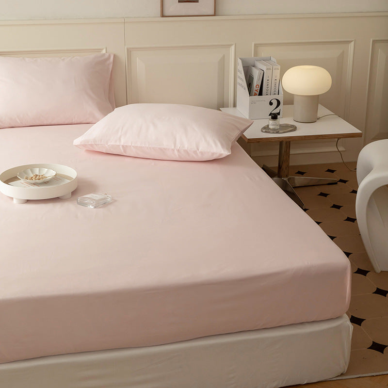 Extra­tiefes Jersey-Spannbettlaken mit Premium-Baumwollmix und Rundumgummi