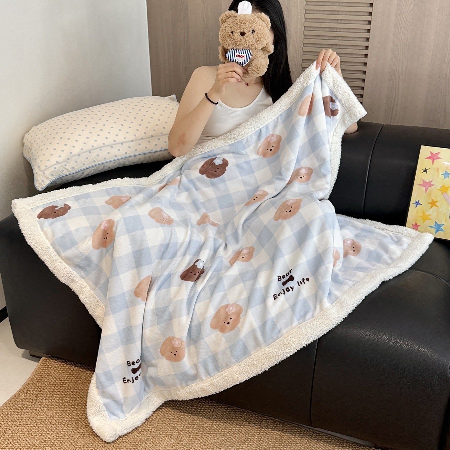 Gemütliche Kuscheldecke Brehn