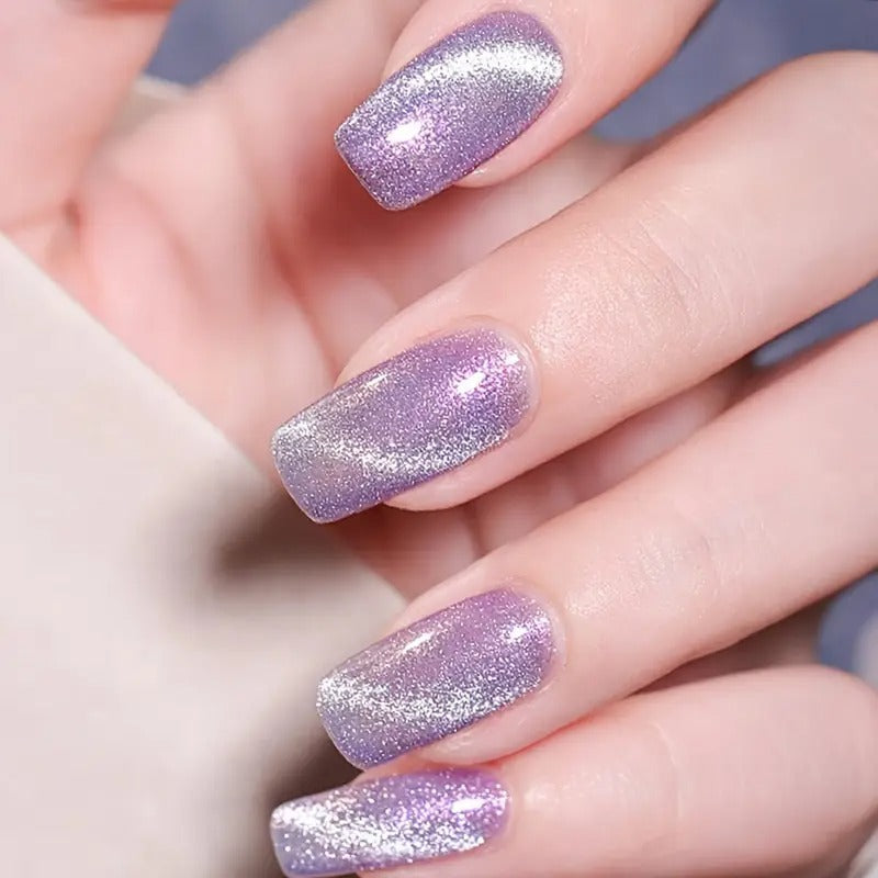 Glitzernde Nagelkunst Aufkleber