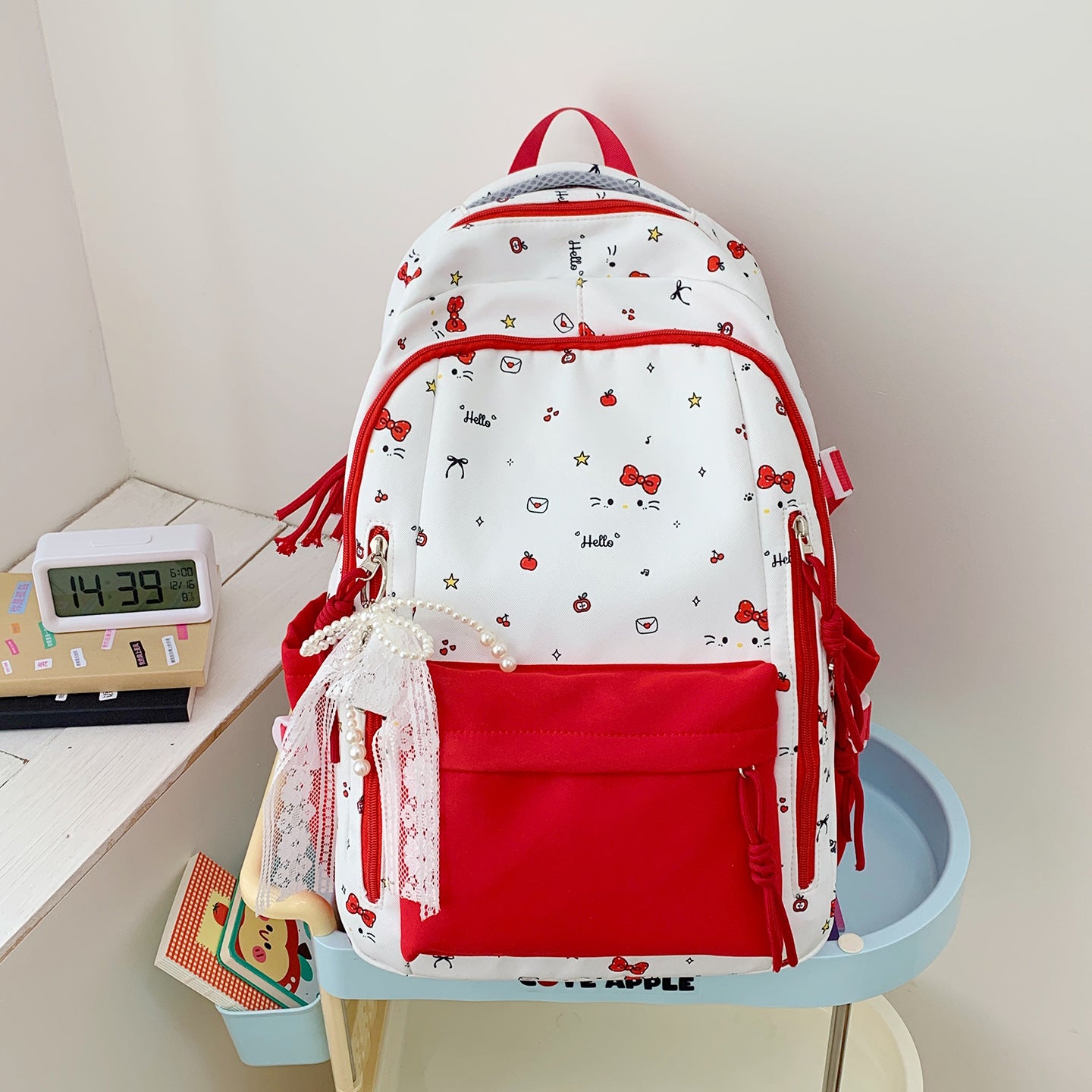 Freizeitrucksack mit Charmantem Design und Praktischen Fächern Brehn
