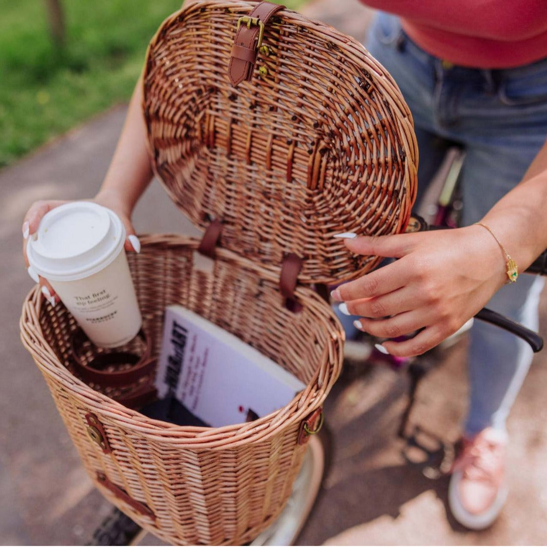 Damen Picknickkorb mit isolierter Kühlfunktion und hochwertigem Webdesign Brehn
