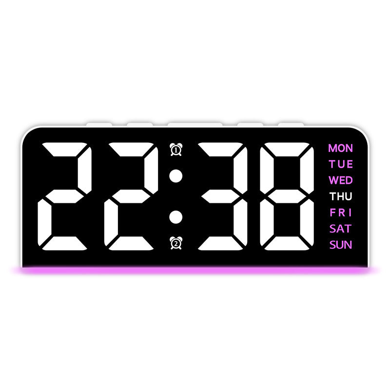 Digitaler Wecker mit Großem Led-Display und Multifunktionaler Anzeige Brehn