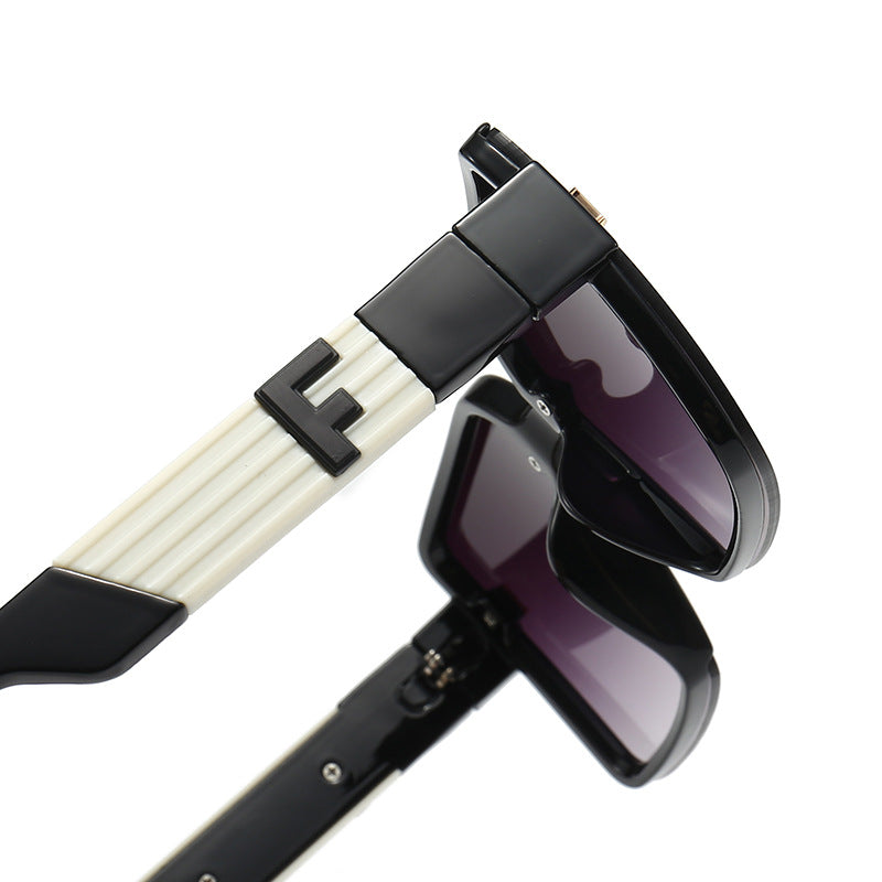 Damen quadratische Sonnenbrille mit luxuriösem Rahmen und polarisierenden Gläsern Brehn