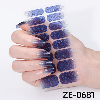 Glitter Ombre Nagelwraps  1790954415