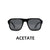Damen Modische Sonnenbrille mit angesagtem eckigem Design und Farbverlauf Brehn