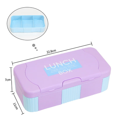 Stilvolle Mehrfach-Sektionen Lunchbox