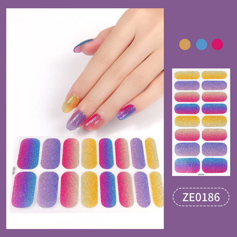 Dekorative Nagelfolie-Wickel