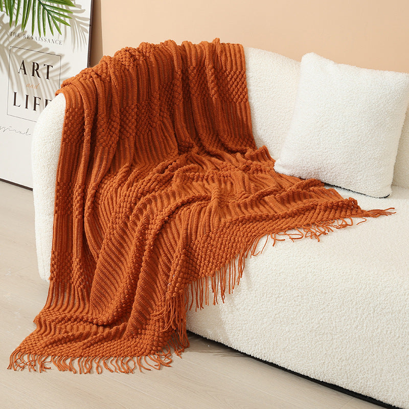 Damen stylische Wohnzimmerdecke mit Fransenmuster Brehn