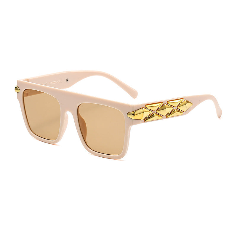 Damen elegante Designer-Sonnenbrille mit luxuriösen Rahmenakzenten Brehn