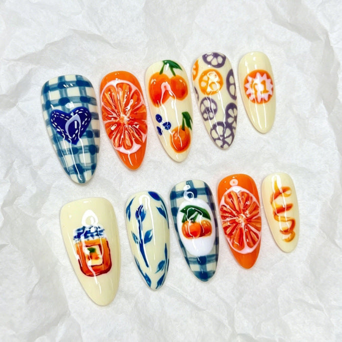 Kreative Frucht Nagelkunst Brehn