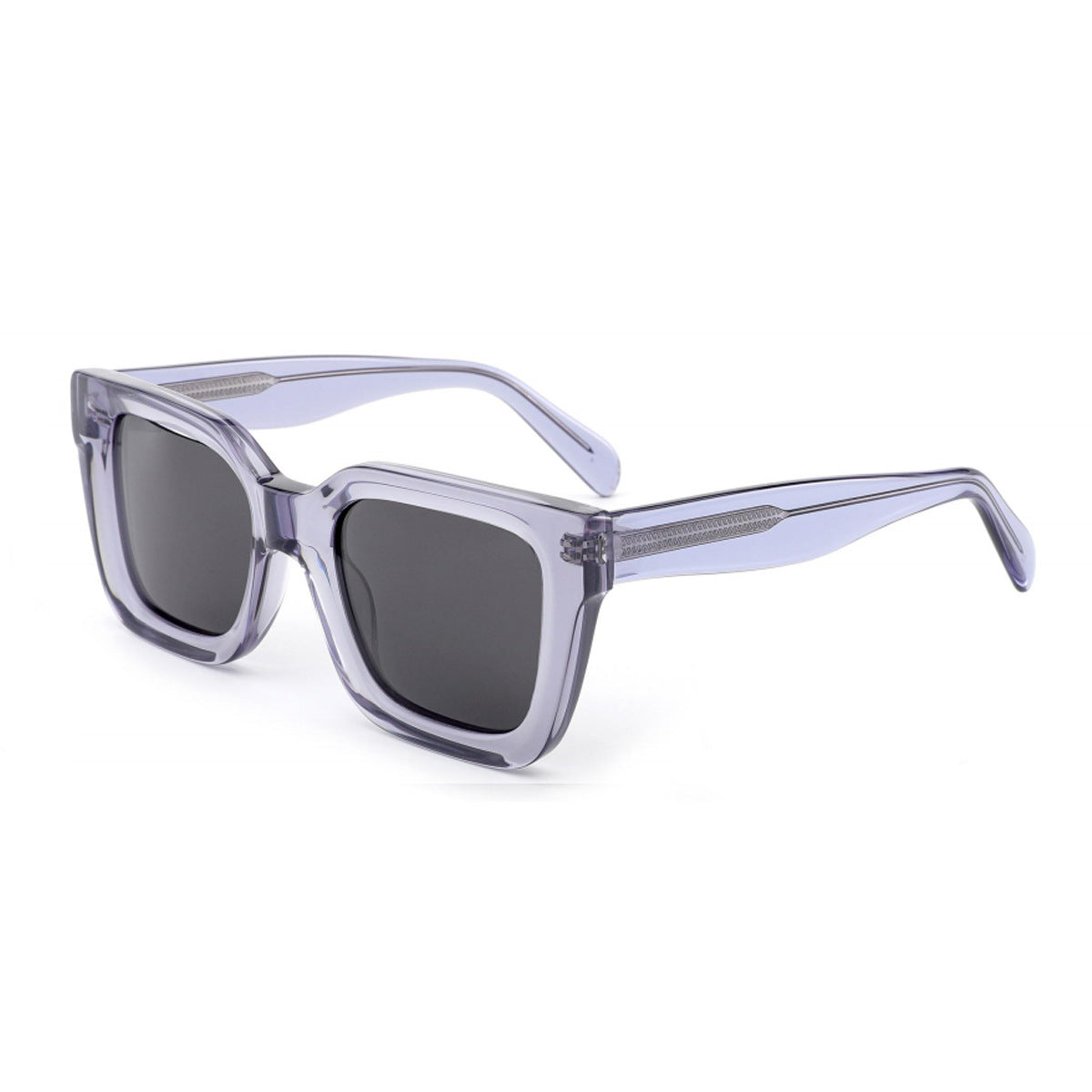 Damen stylische quadratische Sonnenbrille mit breitem Rahmen und UV-Schutz Brehn