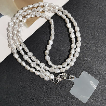 Elegante mehrschichtige Perlenkette Brehn