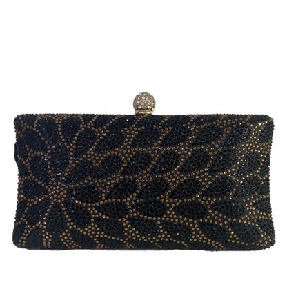 Rhinestone-beschichtete Clutch