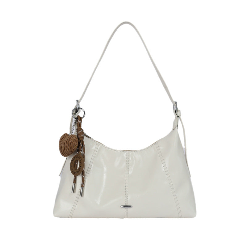 Luxuriöse weiche Leder Schultertasche Brehn