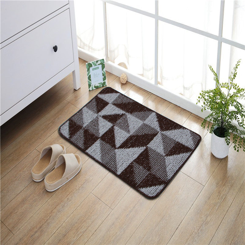 Geometrischer Druck Anti-Rutsch-Badematte Brehn