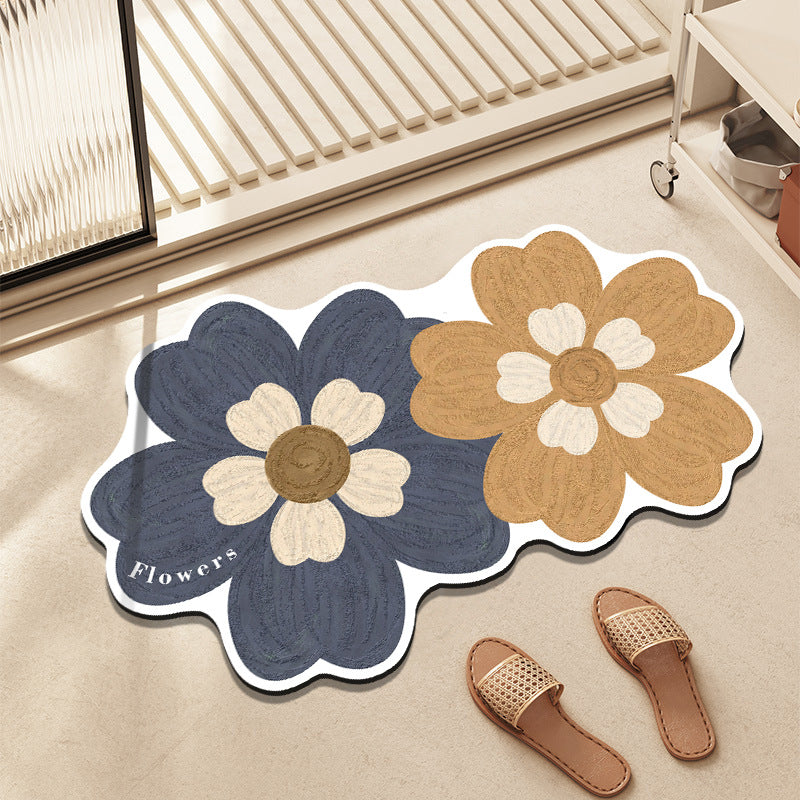 Künstlerische Blumendekorationsmatte