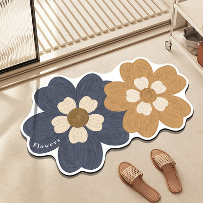 Künstlerische Blumendekorationsmatte