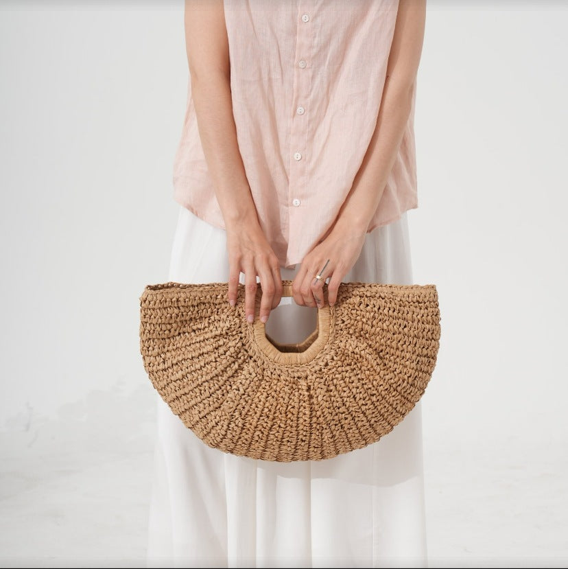 Designer Basttasche mit Einzigartigem Schnitt Brehn