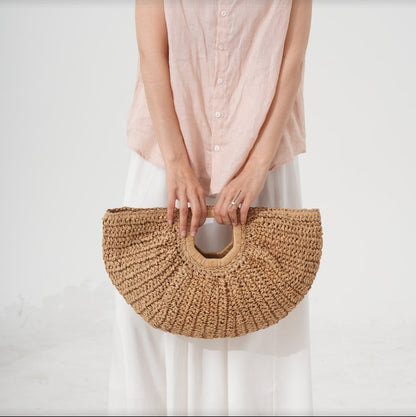 Designer Basttasche mit Einzigartigem Schnitt Brehn