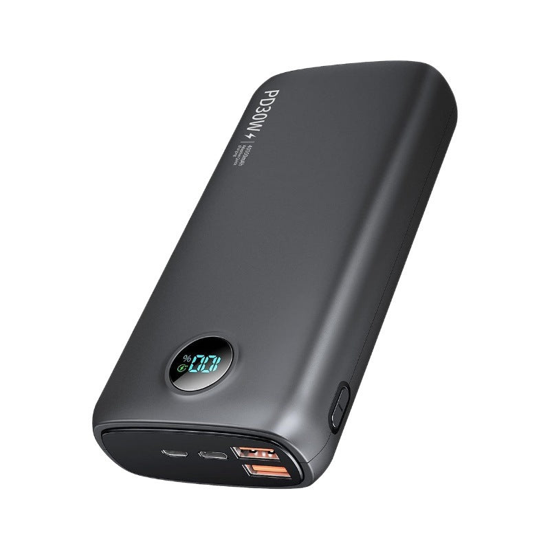 Tragbare Powerbank mit Digitaler Ladeanzeige und Led-Lampe Brehn