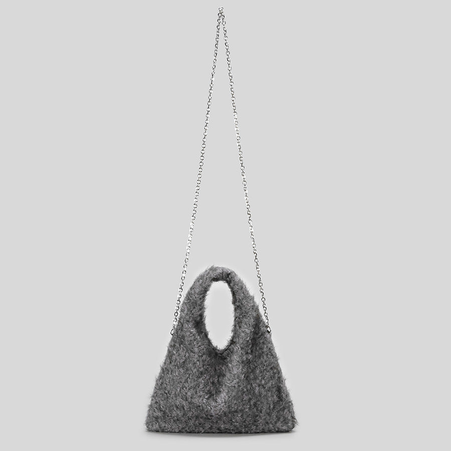 Fuzzy Textur Handtasche
