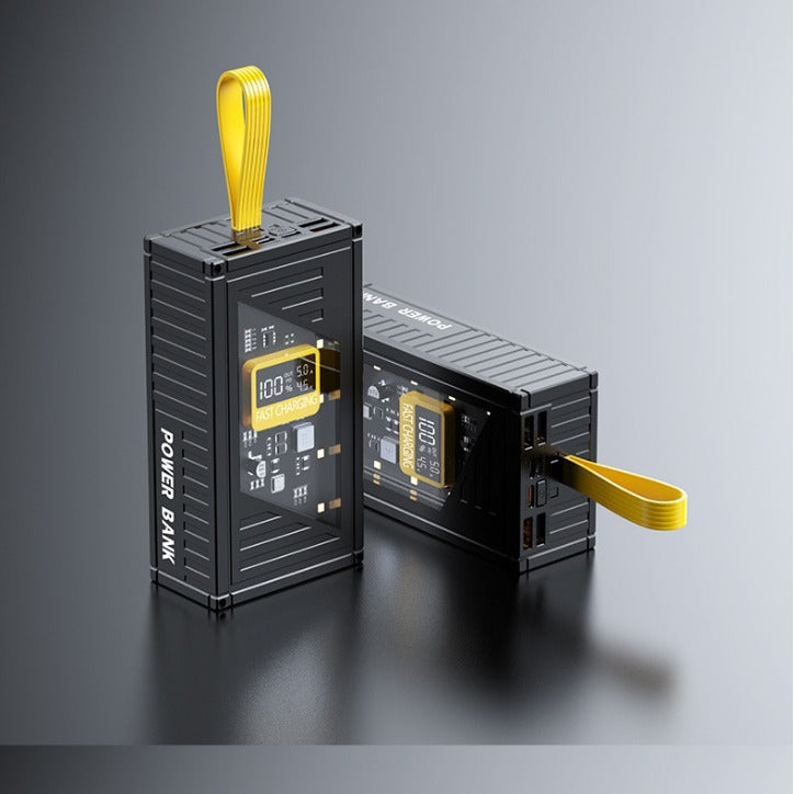 Tragbare Powerbank mit Integrierter Digitaler Ladestandsanzeige und Schnellladefunktion Brehn
