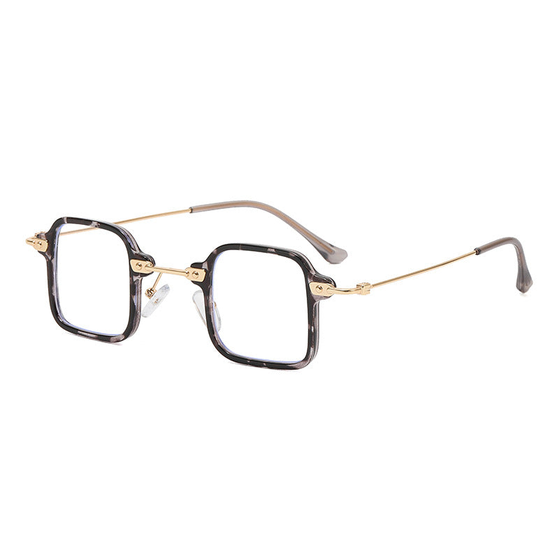 Damen geometrische Sonnenbrille mit stylischem Metallrahmen Brehn