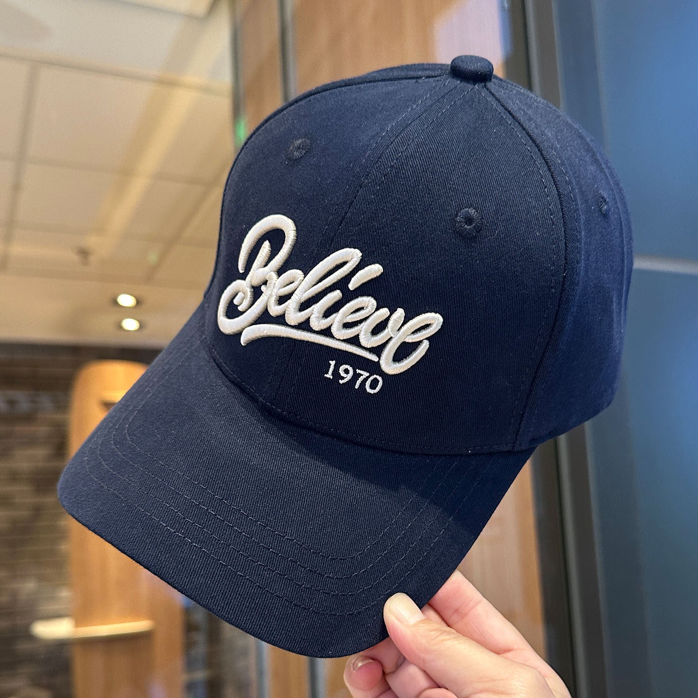 Damen stilvolle bestickte verstellbare Cap Brehn 1784188220