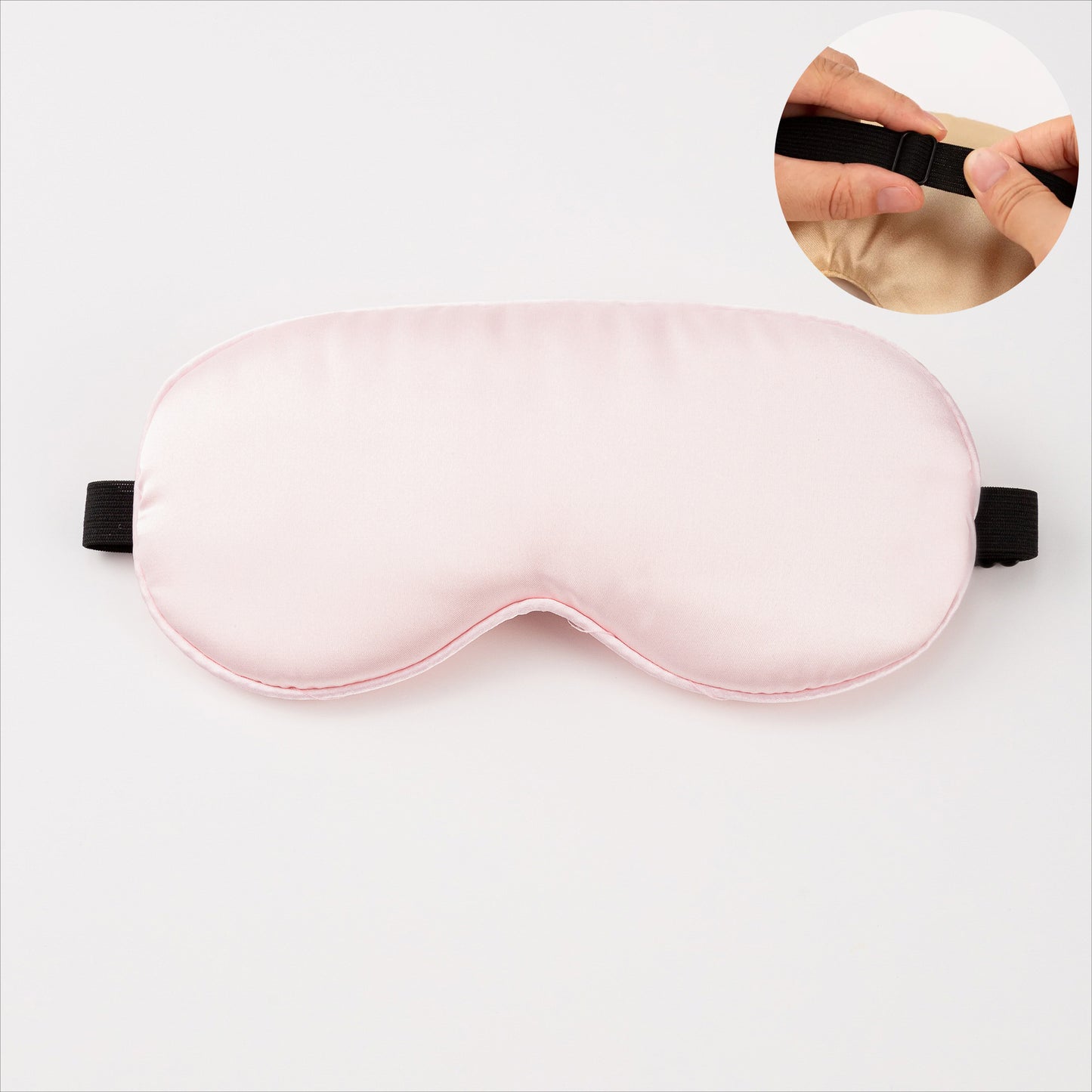 Unisex nan ergonomische Schlafmaske mit verstellbarem Elastikband und weicher Satinoberfläche Brehn