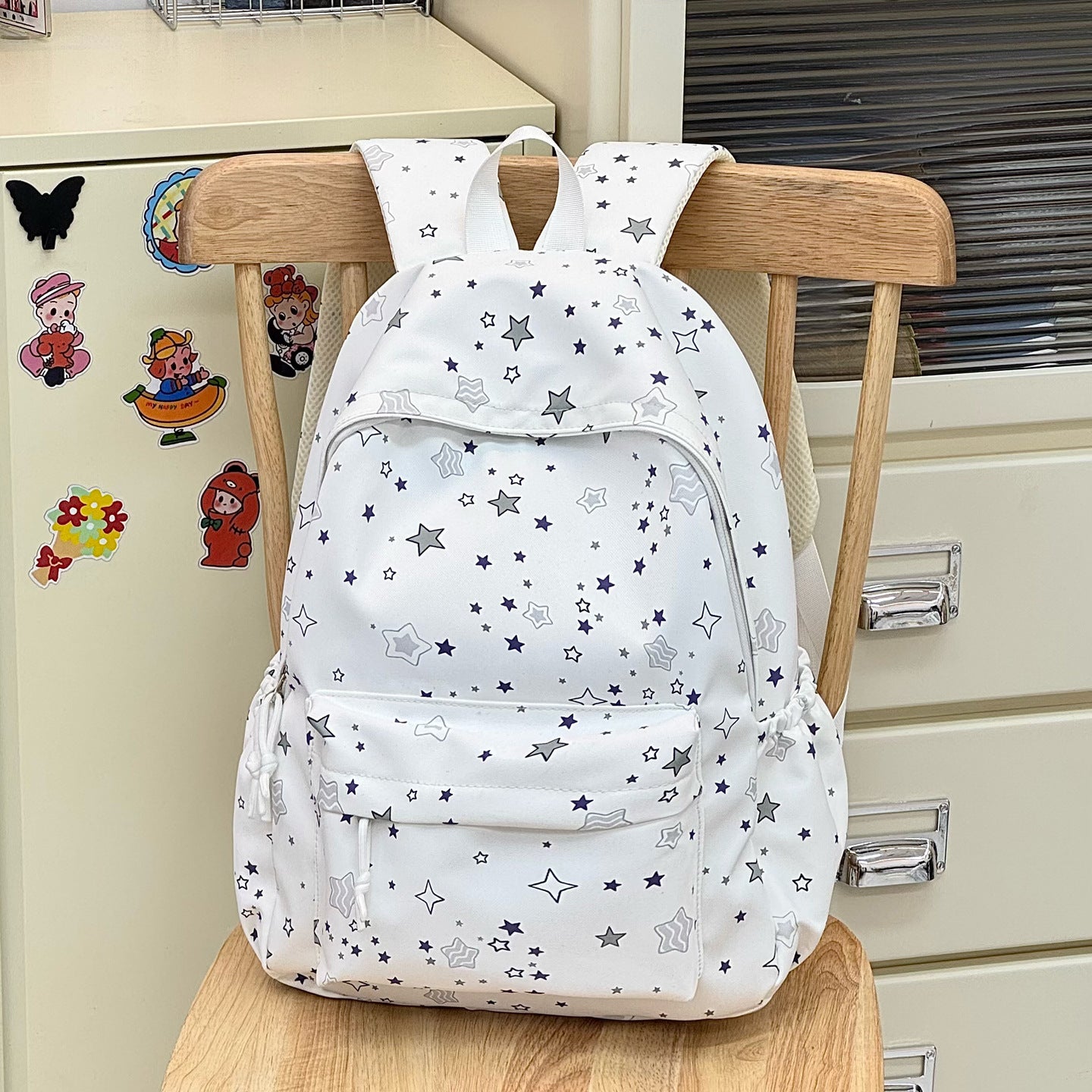 Stern-Print Freizeit-Rucksack Brehn