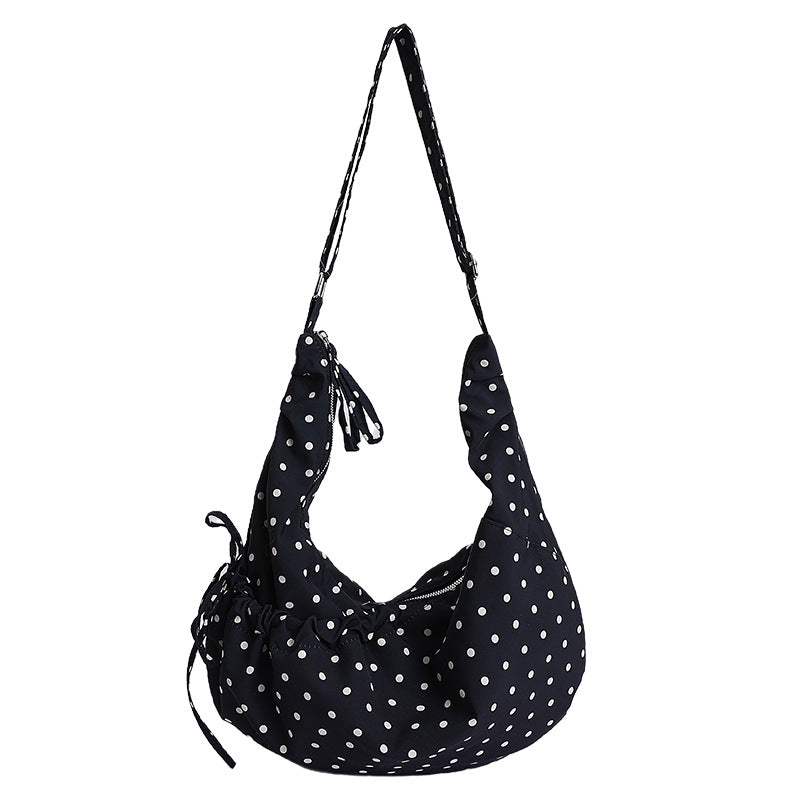 Punktemuster Schultertasche