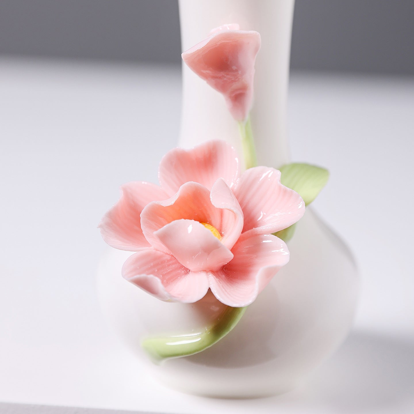 Florale Keramikvase