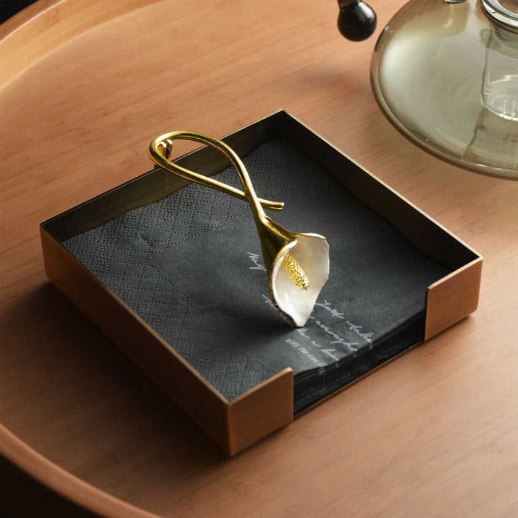 Künstlerische dekorative Calla-Lilie-Skulptur