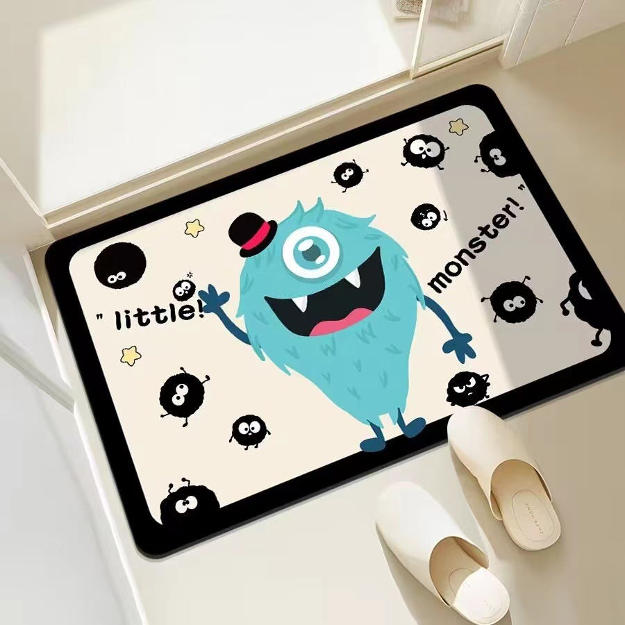 Verspielte Monster-Themen-Badmatte Brehn