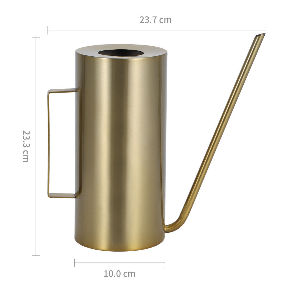 Stylische Edelstahl Gießkanne