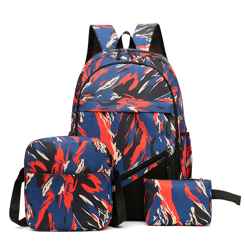 Modisches Rucksack-Set mit Mehreren Fächern Brehn