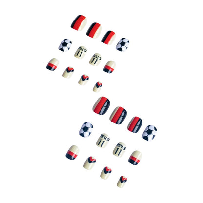 Sportliche Nagelkunst Set
