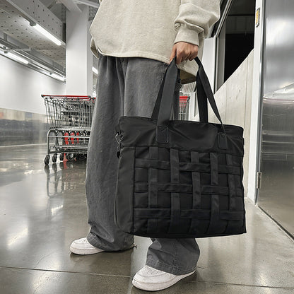 Multifunktionale Reisetasche Mit Gewebter Oberfläche Brehn