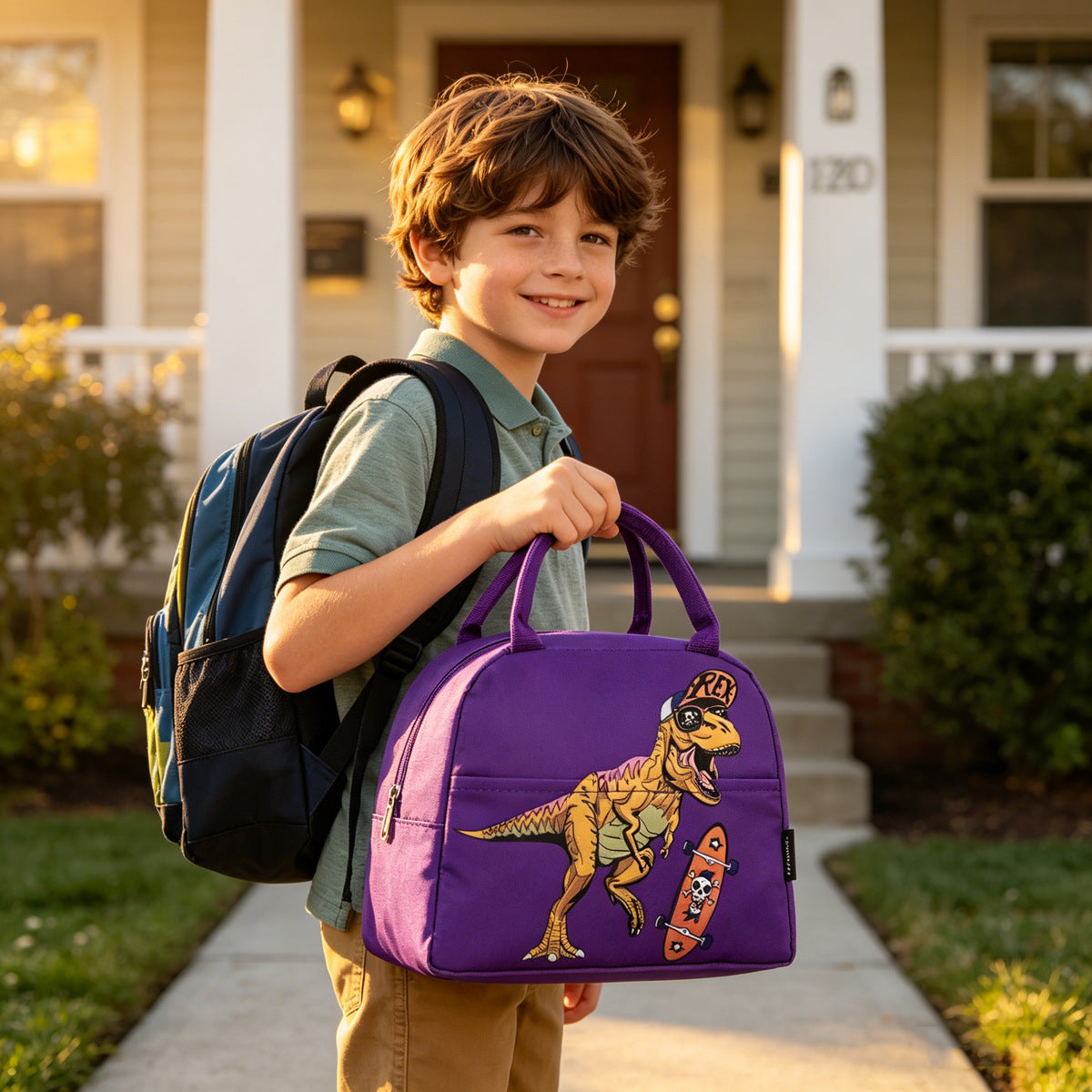 Fun Dino-Themen Lunch Tasche