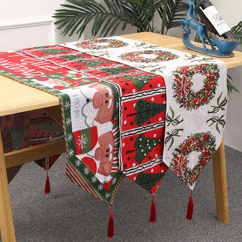 Weihnachts Tischläufer mit Rentier-Motiv Brehn