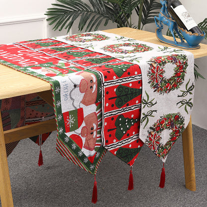 Weihnachts Tischläufer mit Rentier-Motiv Brehn
