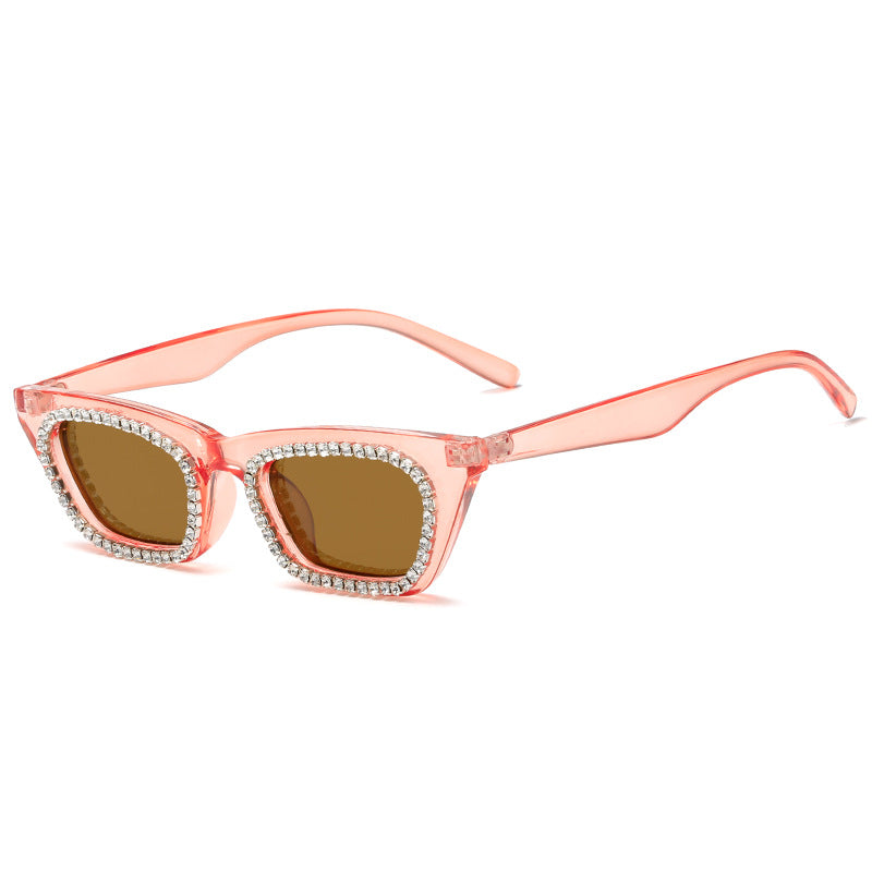 Damen Glamouröse Sonnenbrille mit Strassverzierungen Brehn