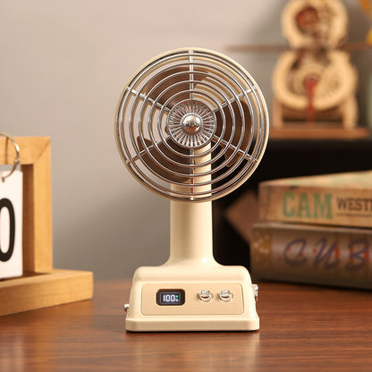 Damen Tragbarer Tischventilator mit digitale Steuerung und flexible Neigung Brehn