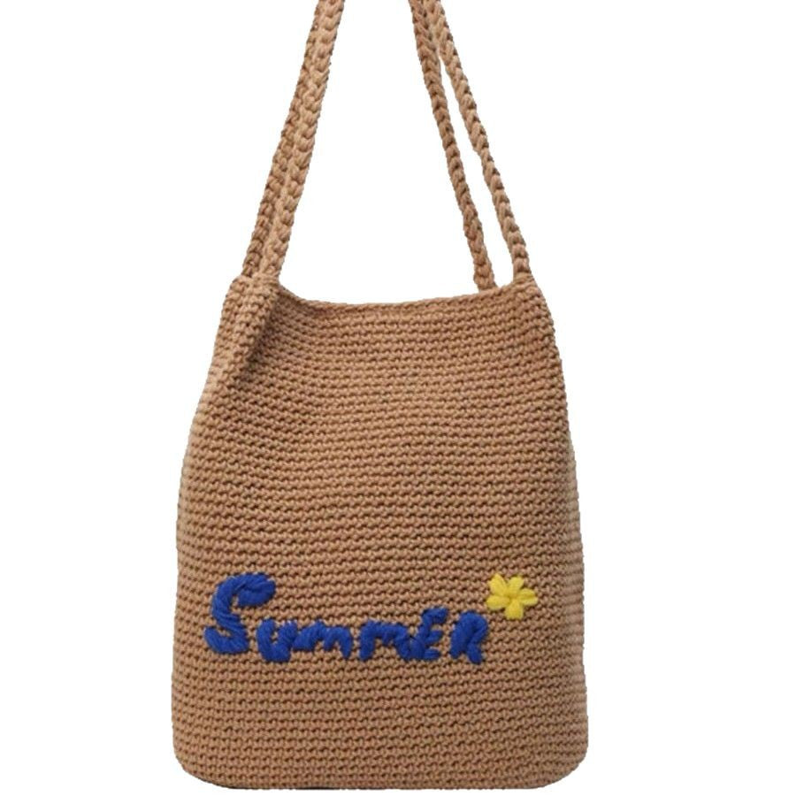 Handgearbeitete Baumwolltasche mit Fröhlichem Sommer-Motiv Brehn